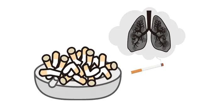 シケモクが体に悪いといわれる理由