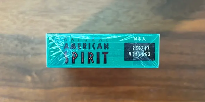 JTのタバコ(アメリカンスピリット)の賞味期限切れの見方