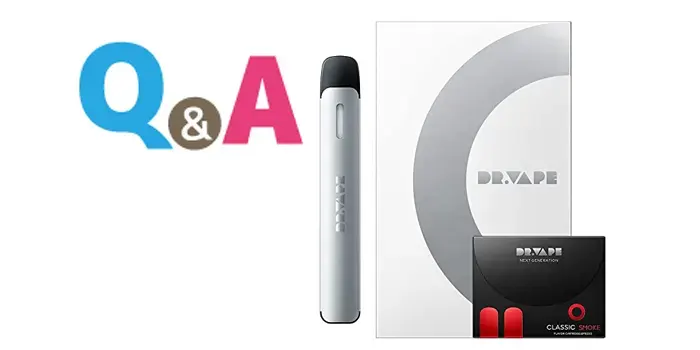 ドクターベイプモデル2にる健康被害や成分に関する質問