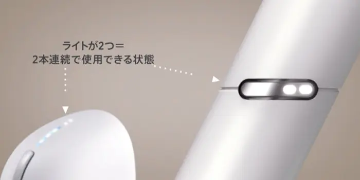 全アイコスの充電が終わらない時はホルダーとチャージャーの充電を確認