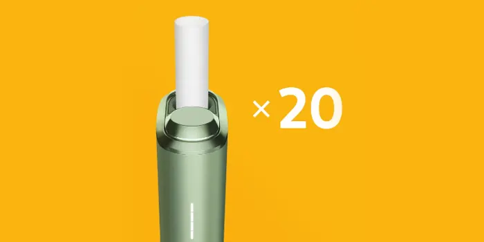 アイコスイルマワンは1度の充電で20回吸える