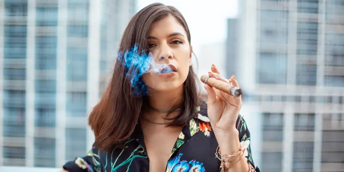 葉巻の喫煙イメージ画像2