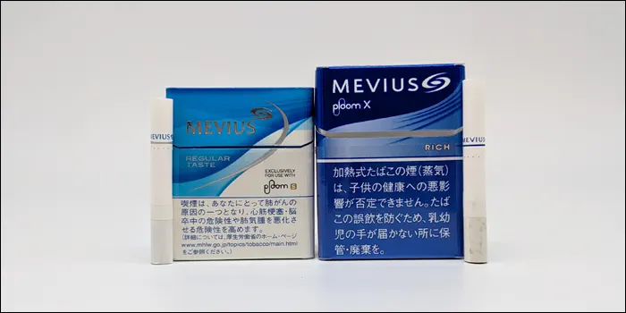 プルームXのスティックとプルームSのスティック比較画像