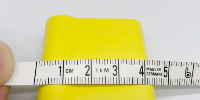 グロープロスリムの縦幅の実寸