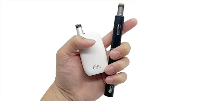 プルームテックプラスウィズとプルームテックプラスを手に持った様子