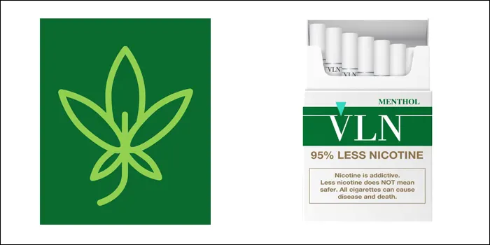 世界初のニコチン95%カット「VLN」タバコのメンソールフレーバー