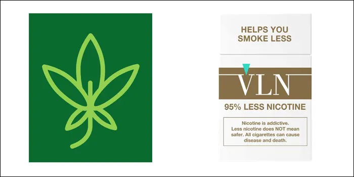 世界初のニコチン95%カット「VLN」タバコのレギュラーフレーバー