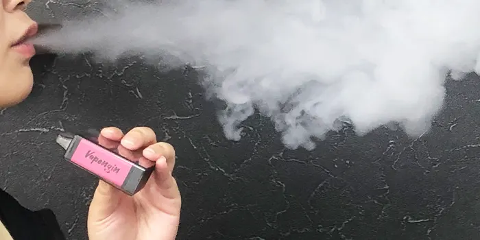 ベイプエンジンを吸う写真