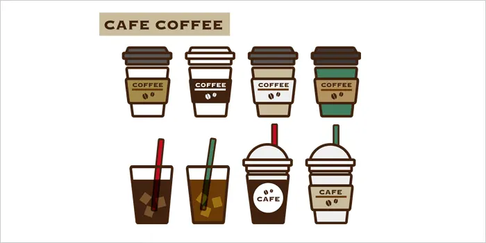 珈琲のイラスト