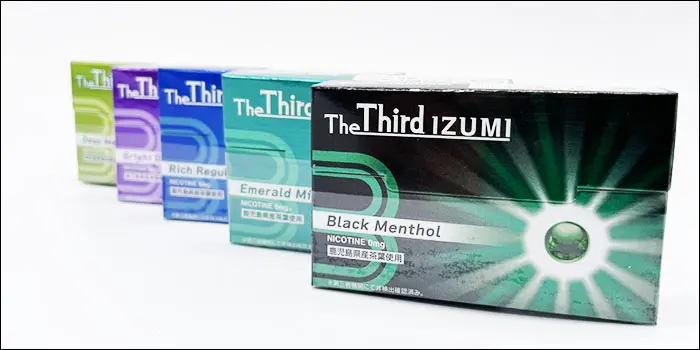 ザサードイズミ5種類のフレーバー