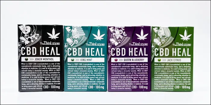 CBD HEAL(ザサードイズミ)4種類のフレーバー