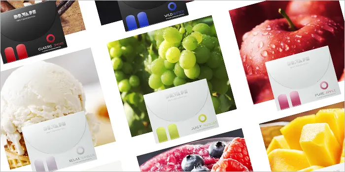 ドクターベイプ2のフレーバーカートリッジ