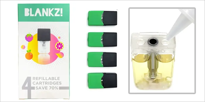 JUUL専用の空カートリッジ