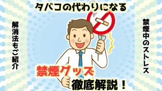【口が寂しい時に】タバコの代わりになる禁煙グッズ