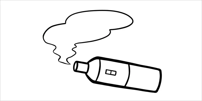 電子タバコのイラスト