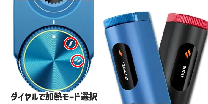 グローハイパープロの加熱モード