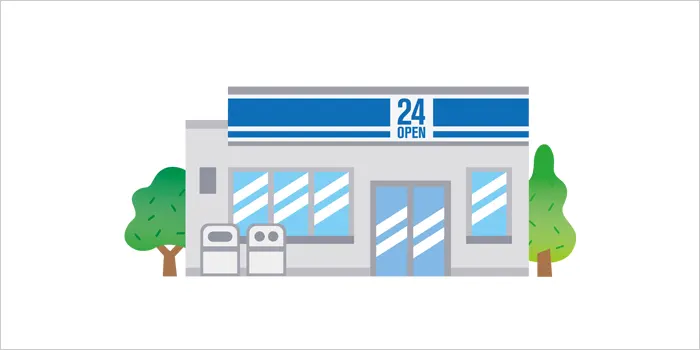 コンビニのイラスト