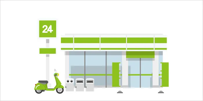 コンビニのイラスト