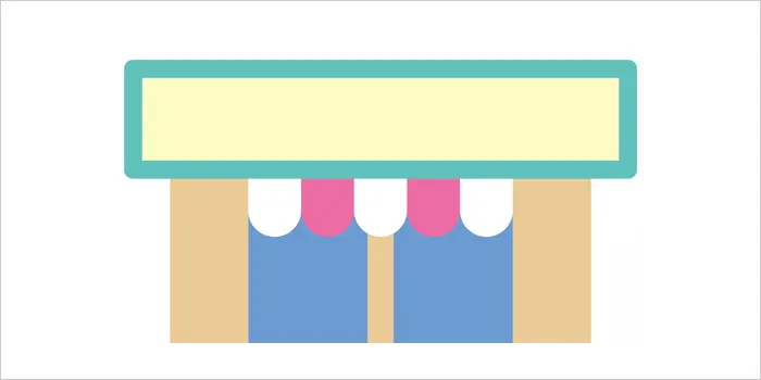 お店のイラスト