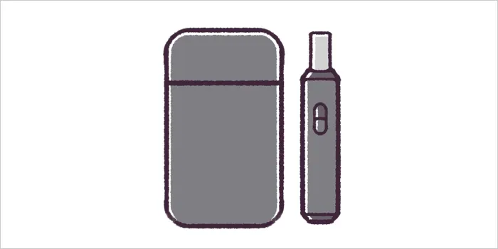 加熱式タバコのイラスト