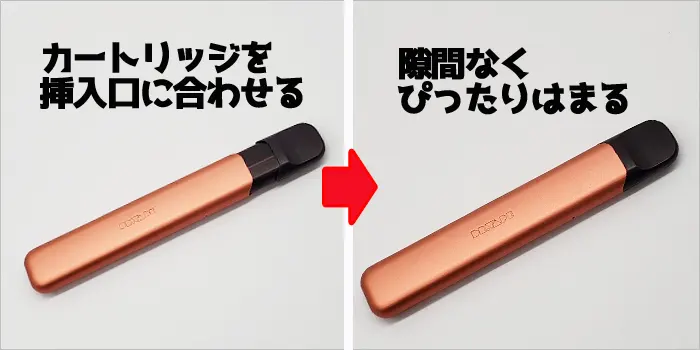 カートリッジを装着