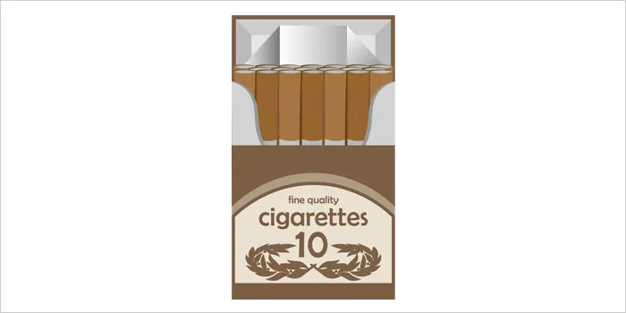 紙巻きタバコのイラスト