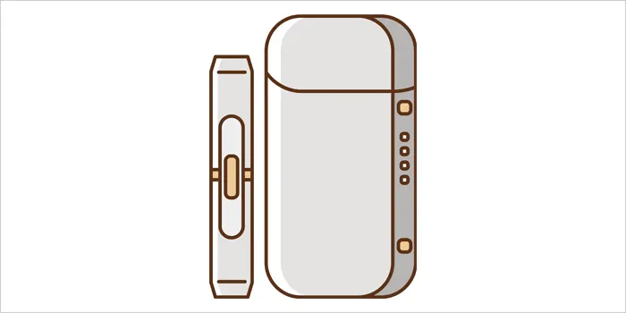 加熱式タバコデバイスのイラスト