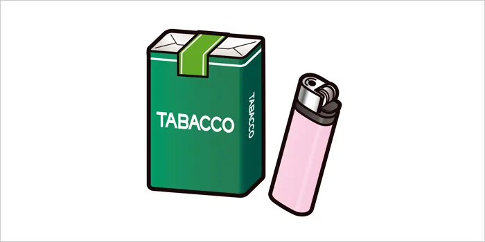 メンソールタバコのイラスト