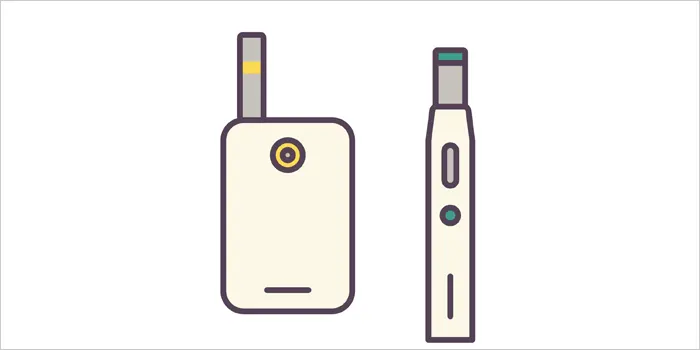 加熱式タバコのイラスト