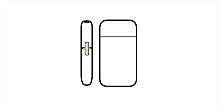 加熱式タバコデバイスのイラスト