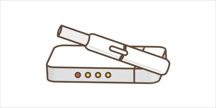 加熱式タバコのイラスト