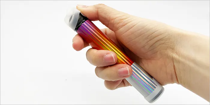 チラーズのキャップを外す