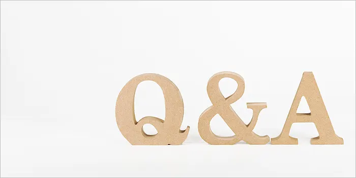 Q&Aの文字
