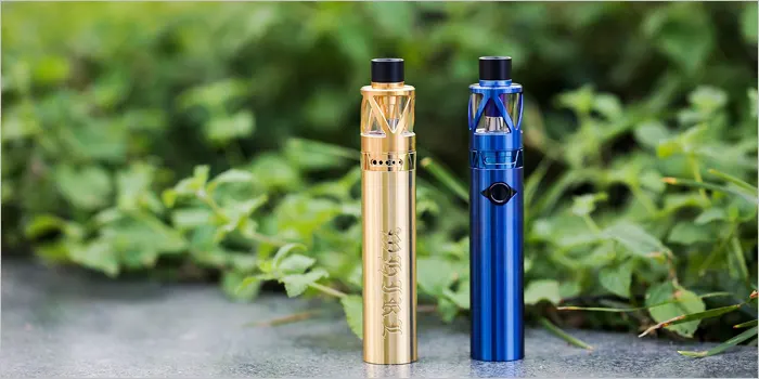 2本の電子たばこを並べた写真