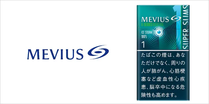 メビウス・Eシリーズ・メンソール・アイスストーム・ワン・100’s・スリム