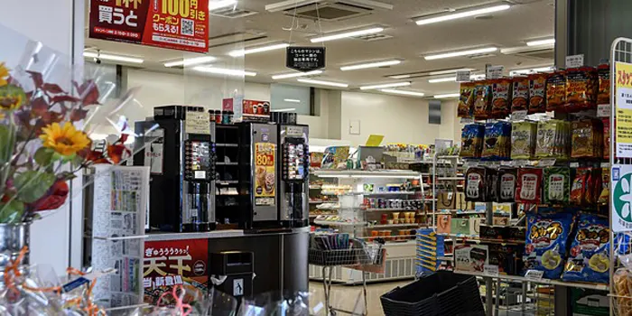 コンビニの店内写真