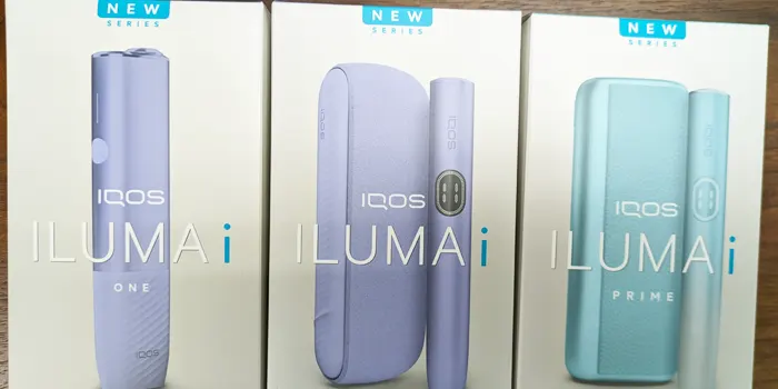 アイコスイルマアイシリーズの箱が並んでいる画像