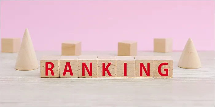 ランキングの文字が書かれたブロック